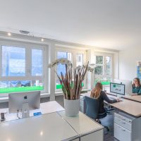 Office der Sprachschule Schneider in Zürich